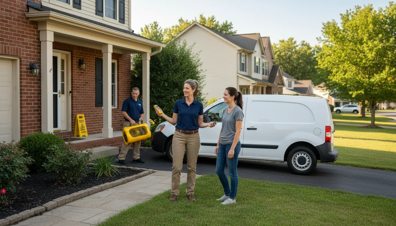 Water restoration image for Home Water Damage Repair in Deforest, WI